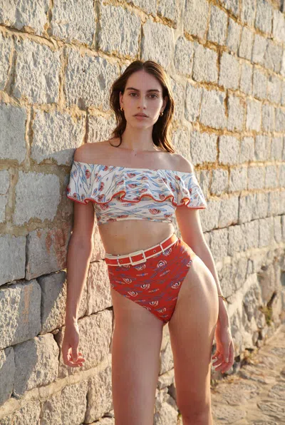 Paolita Efterpe Bianca Square Neck Bikini Top
