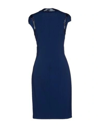 Shop Roberto Cavalli Knee-length Dress In Blue