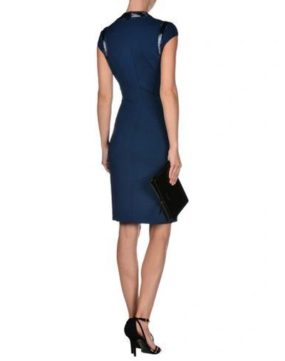 Shop Roberto Cavalli Knee-length Dress In Blue
