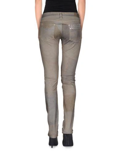 Shop Isabel Marant Denim Pants In Grey