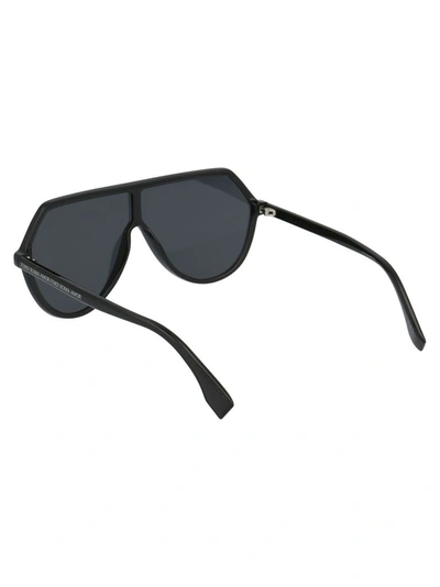 Shop Fendi Men's Black Metal Sunglasses