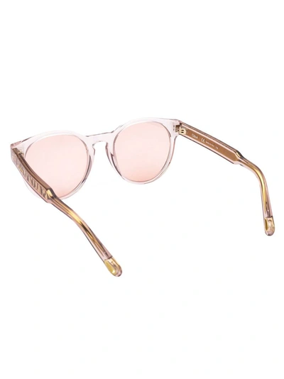 Shop Chloé Women's Pink Acetate Sunglasses