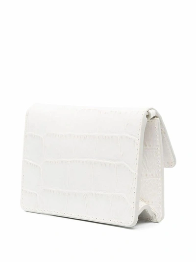 Shop Jacquemus Women's White Leather Shoulder Bag