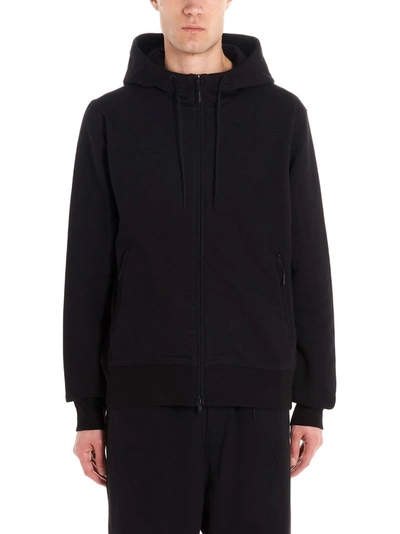 Shop Adidas Y-3 Yohji Yamamoto Men's Black Cotton Sweatshirt