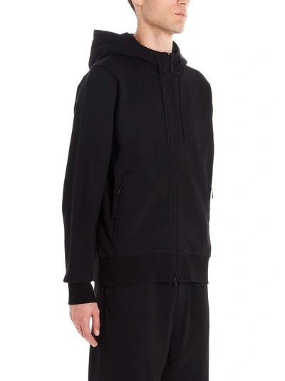 Shop Adidas Y-3 Yohji Yamamoto Men's Black Cotton Sweatshirt