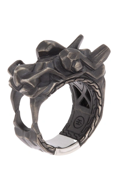 Shop John Hardy Legends Naga Dragon Ring In Silver