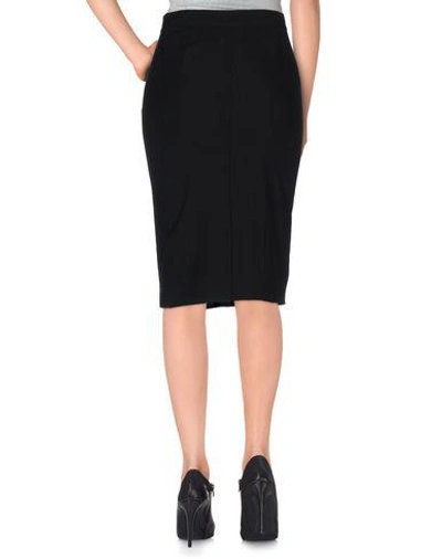 Shop Beayukmui Knee Length Skirt In Black