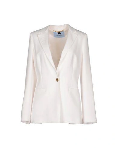 Shop Blumarine Blazers In White