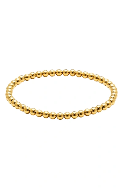 Shop Ajoa Lala Beaded Bracelet In Gold