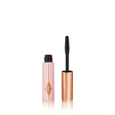 Shop Charlotte Tilbury Travel Size Pillow Talk Push Up Lashes! Mascara - Super Black 4 ml