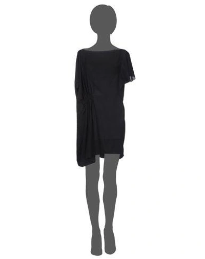 Shop Lutz Huelle Short Dress In Black