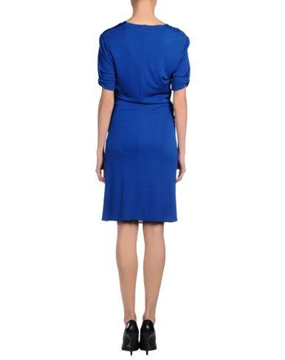 Shop Roberto Cavalli Knee-length Dress In Blue