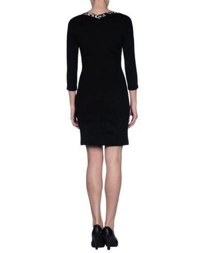 Shop Just Cavalli Short Dress In Black