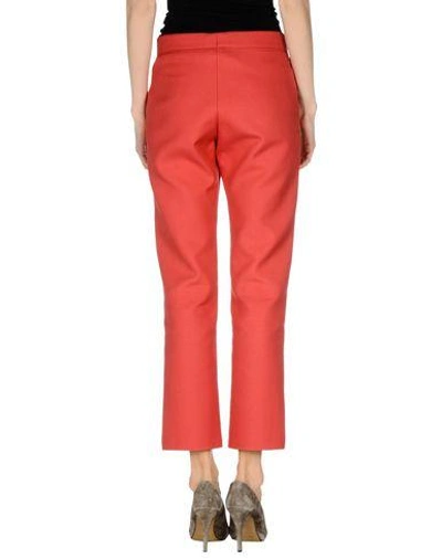 Shop Jil Sander Casual Pants In Pastel Pink