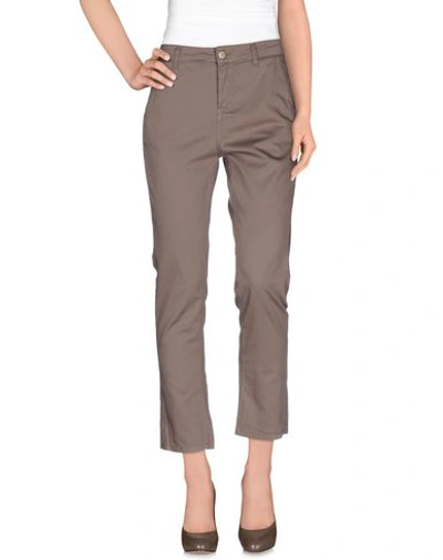 Dondup Casual Pants In Dove Grey