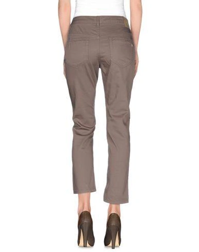 Shop Dondup Casual Pants In Dove Grey