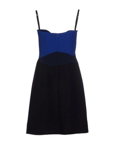 Shop Prada Short Dress In Blue