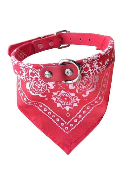 Shop Dogs Of Glamour Large Red Bandana Dog Collar