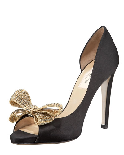 Valentino Garavani Jewelry Couture Bow D'orsay Pump In Kge Nk