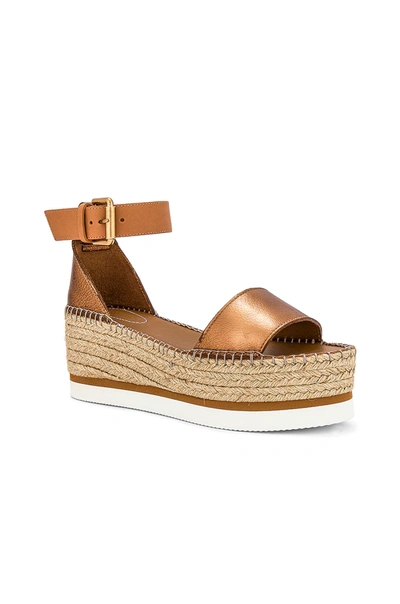 Shop See By Chloé Glyn Sandal In Bronze