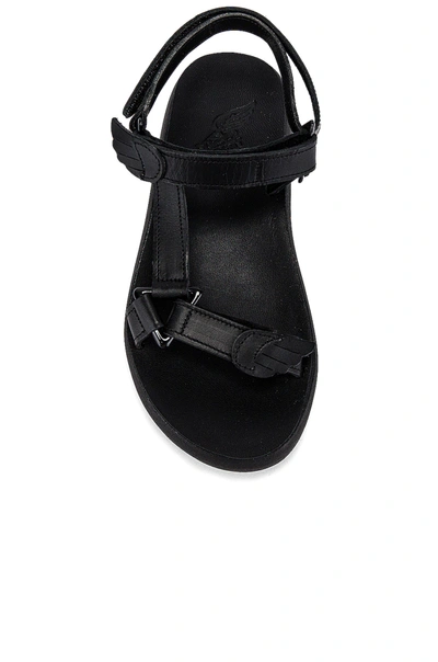 Shop Ancient Greek Sandals Poria Sandal In Black