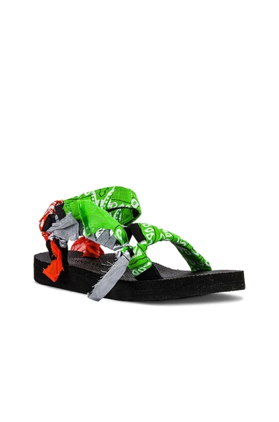 Shop Arizona Love Trekky Bandana Sandal In Mix Green