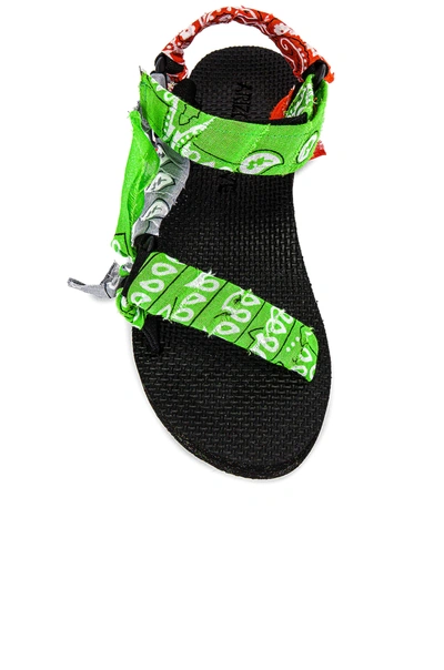 Shop Arizona Love Trekky Bandana Sandal In Mix Green