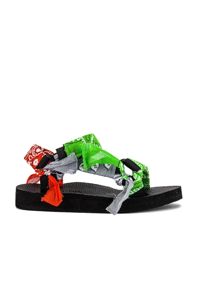 Shop Arizona Love Trekky Bandana Sandal In Mix Green