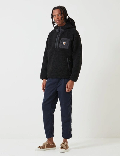 Shop Carhartt -wip Prentis Fleece Pullover In Black