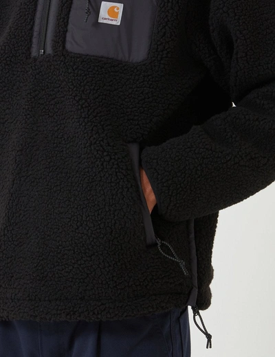 Shop Carhartt -wip Prentis Fleece Pullover In Black