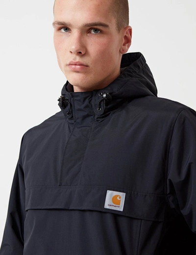 Shop Carhartt -wip Nimbus Half-zip Jacket (un-lined) In Navy