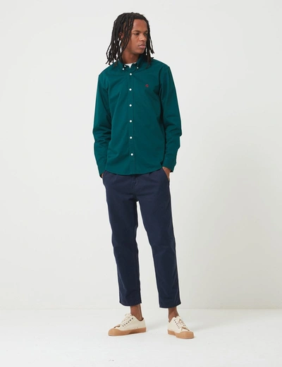 Shop Carhartt -wip Madison Shirt In Green