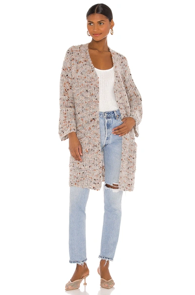 Shop Cupcakes And Cashmere Stevie Cardigan In Oatmeal