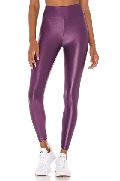 Shop Koral Lustrous High Rise Legging In Ruby