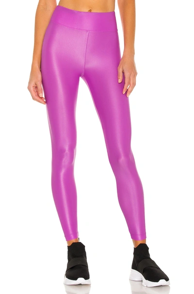 Shop Koral Lustrous High Rise Legging In Ruby