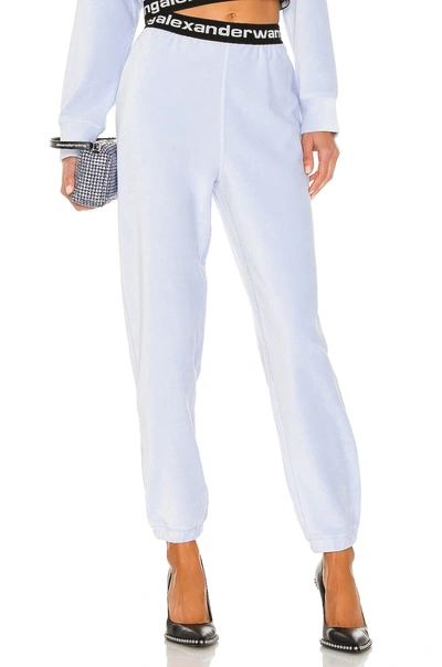 Shop Alexander Wang T Stretch Corduroy Pant In Xenon Blue