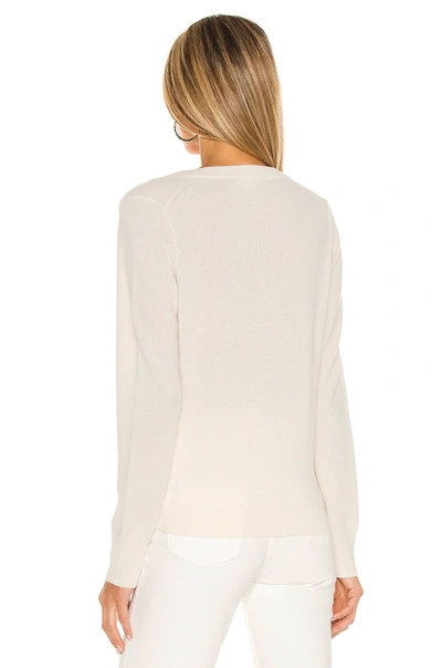 Shop Theory Button Henley Sweater In Ivory