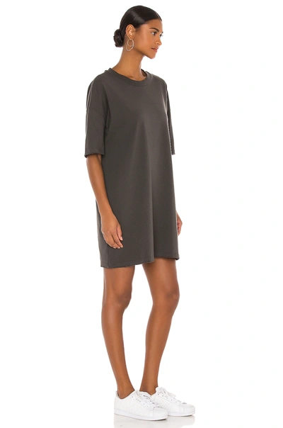 Shop Lna Oversized T Shirt Dress In Pirate Black