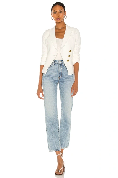 Shop Smythe Wrap Blazer In White