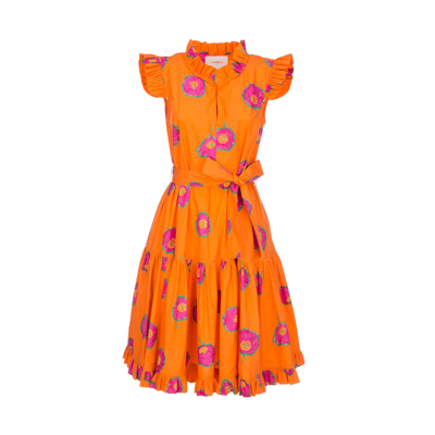 Shop La Doublej Short And Sassy Dress In Papaveri Arancio