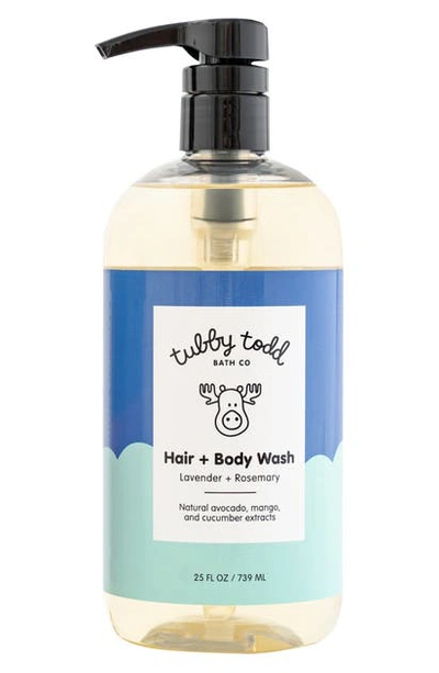 Shop Tubby Todd Bath Co. Hair + Body Wash In Clear