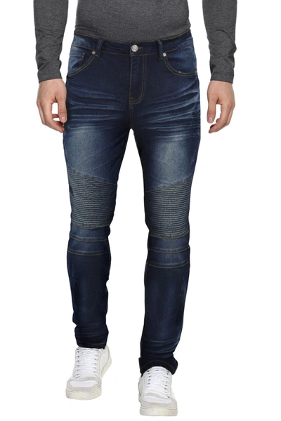Shop X-ray Classic Moto Jeans In Dark Tint