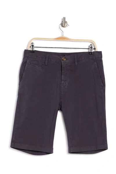 Shop 14th & Union Wallin Stretch Twill Chino Shorts In Navy India Ink