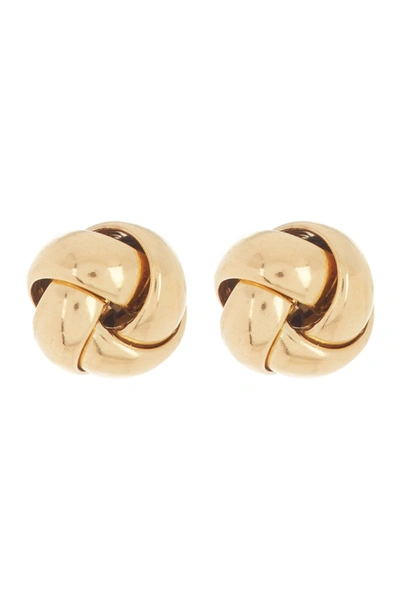 Shop Adornia 14k Yellow Gold Plated Knot Stud Earrings