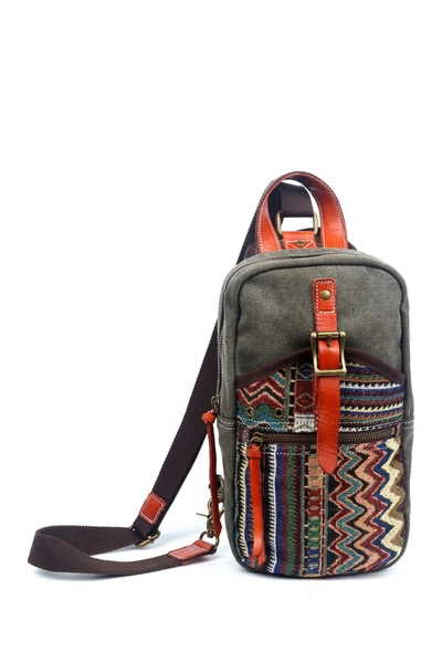Tsd Four Season Sling Bag In Olive