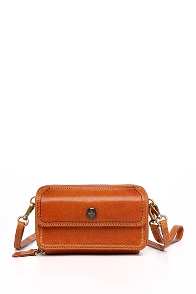 Shop Old Trend Leather Convertible Crossbody Bag In Camel