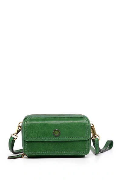 Shop Old Trend Leather Convertible Crossbody Bag In Green
