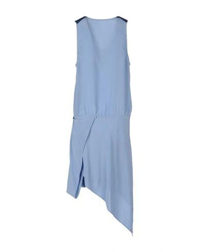 Shop Barbara Bui Knee-length Dress In Sky Blue