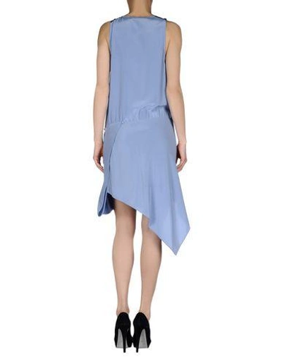 Shop Barbara Bui Knee-length Dress In Sky Blue