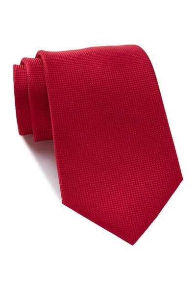 Shop Nordstrom Rack Oleta Solid Silk Blend Tie In Red